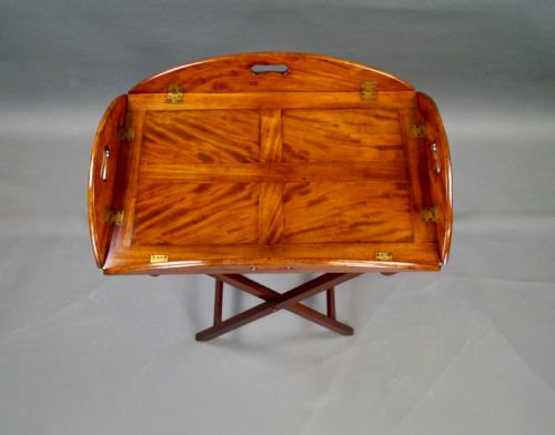 BUTLERS TRAY ON FOLDING STAND - ADDITIONAL PHOTO 4