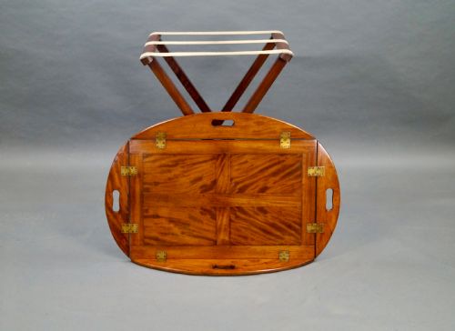 BUTLERS TRAY ON FOLDING STAND - ADDITIONAL PHOTO 5