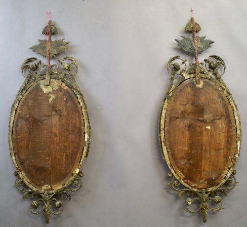 A SUPERB PAIR OF 18THC GILT FRAME MIRRORS - ADDITIONAL PHOTO 5