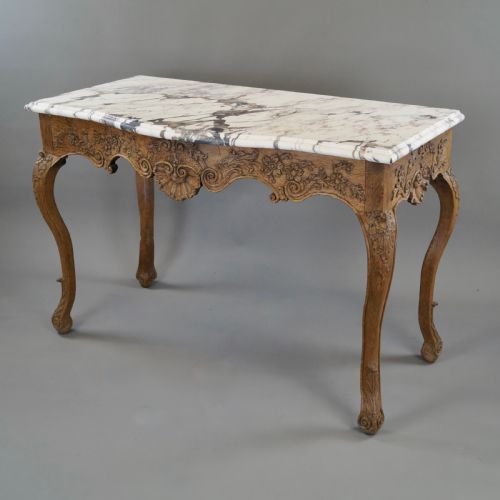 A LATE 18THC CARVED OAK CONSOLE - ADDITIONAL PHOTO 2
