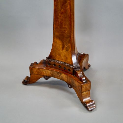 A WILLIAM IV MAHOGANY CHESS TABLE - ADDITIONAL PHOTO 4