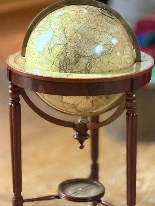 A PAIR OF 15 LIBRARY GLOBES BY G J CARY - ADDITIONAL PHOTO 2