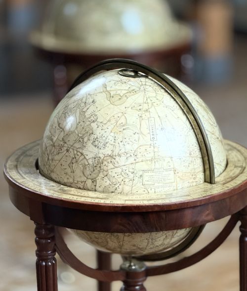 A PAIR OF 15 LIBRARY GLOBES BY G J CARY - ADDITIONAL PHOTO 3