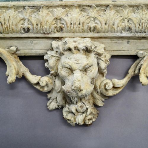 AN 18TH CENTURY CARVED ITALIAN MIRROR - ADDITIONAL PHOTO 2