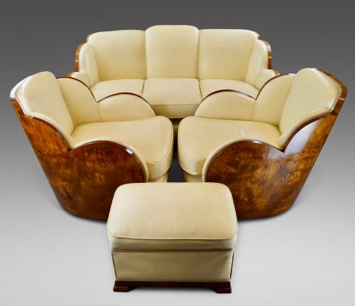 ART DECO CLOUD SUITE ATTRIBUTED TO EPSTEIN - ADDITIONAL PHOTO 1