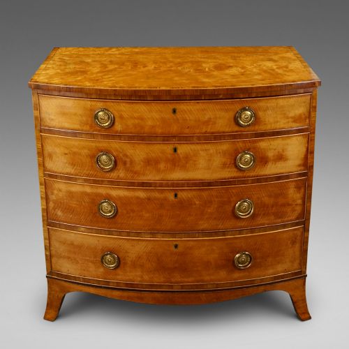 A Fine George III Satinwood Chest
