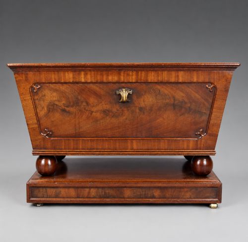 A Superb Regency Flame Mahogany Wine Cooler