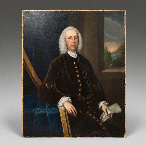 A Large 18th Century Portrait of a Gentleman