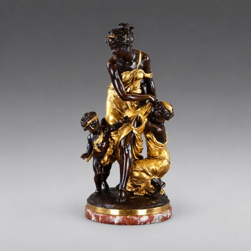 A Fine 19th Century Glit Bronze
