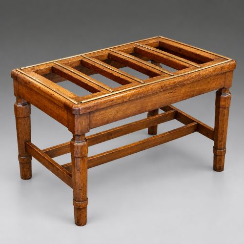 Late 19th Century Oak Luggage Stand