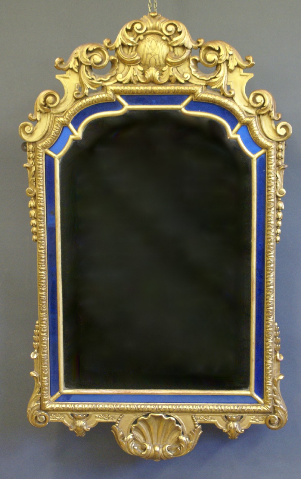 A fine quality carved and gilded wall mirror