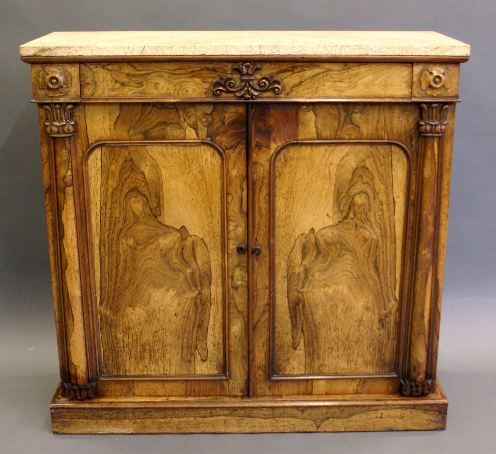 A William IV rosewood chiffonier 