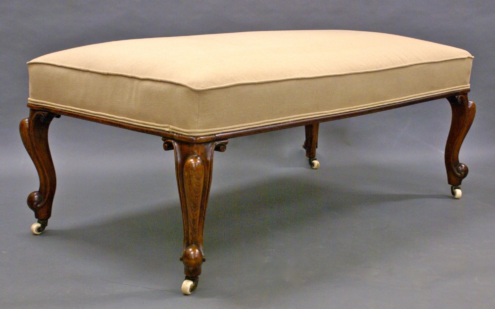 A very large Victorian stool