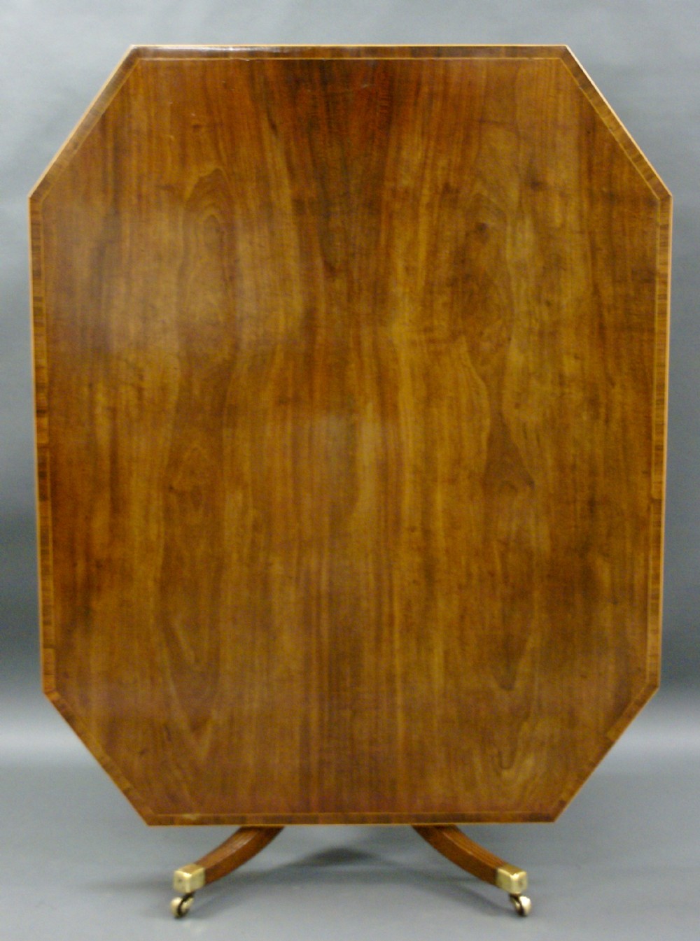 A George III mahogany breakfast table 