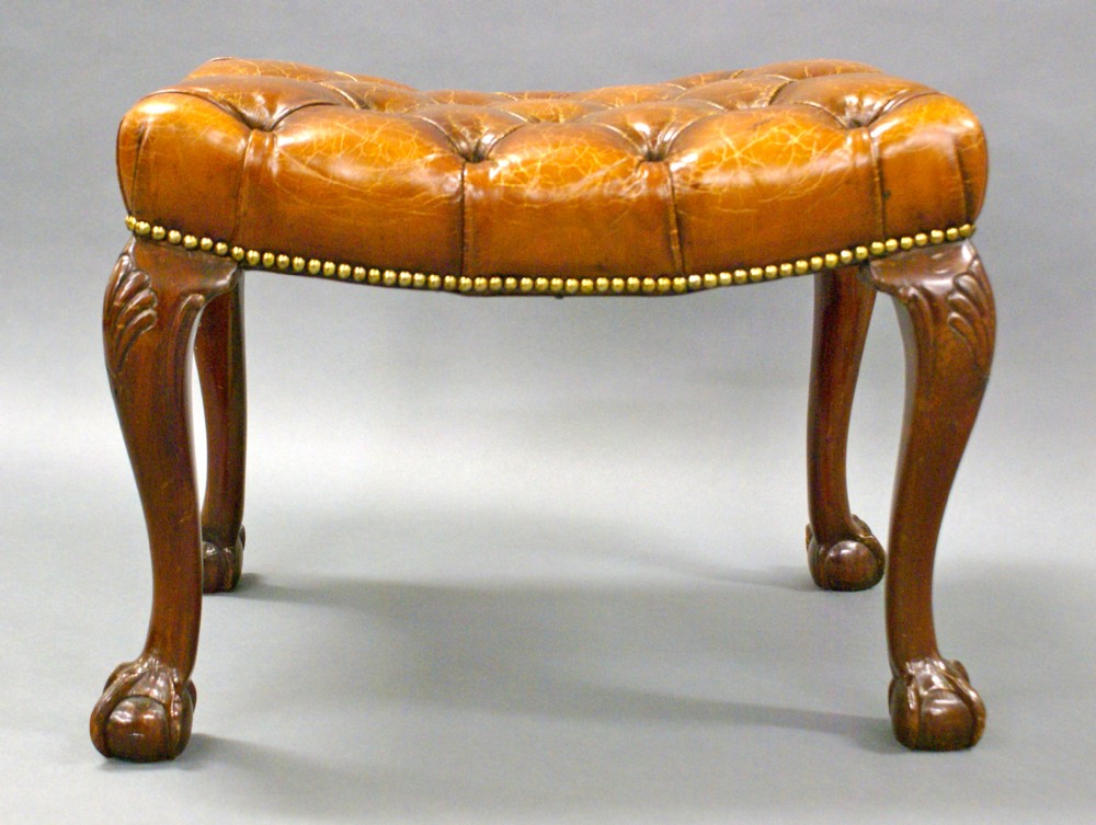 A quality Georgian style stool