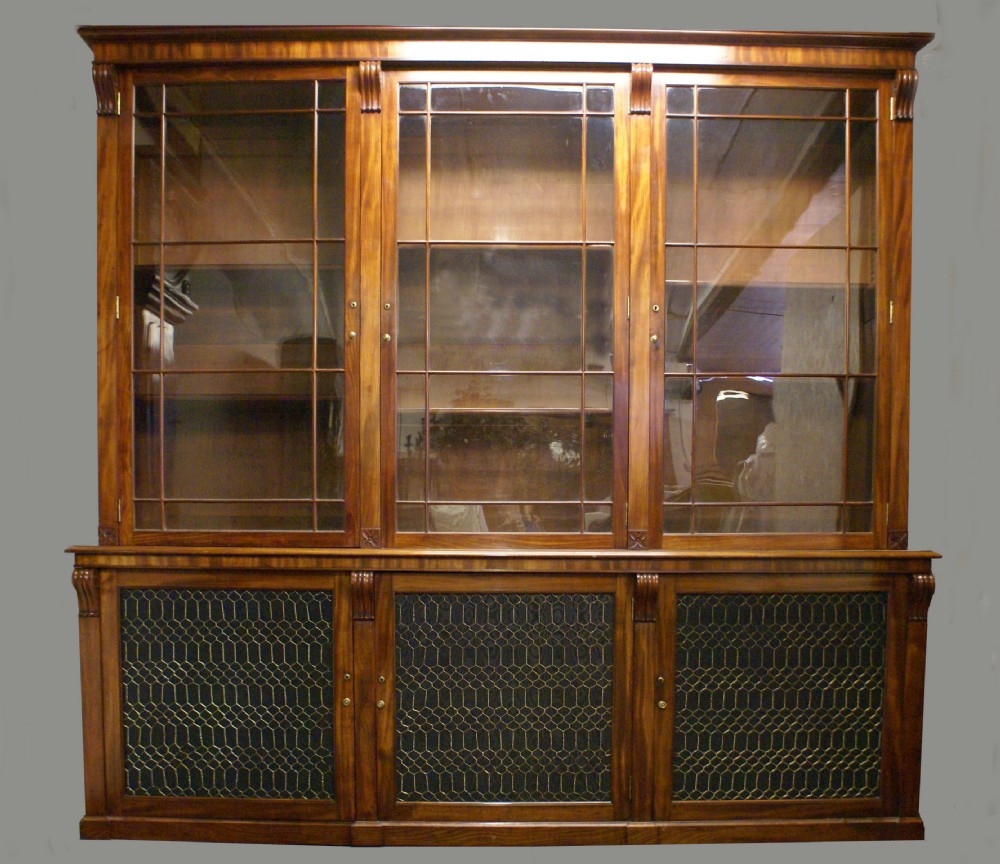 A William IV library bookcase