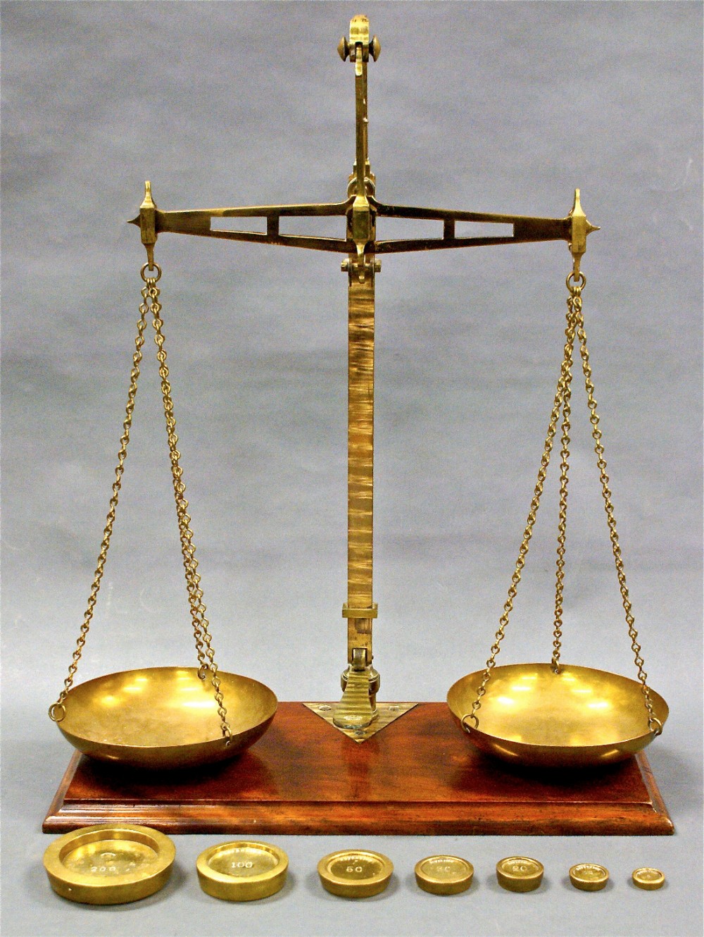 A set of beam scales by Doyle & Son London