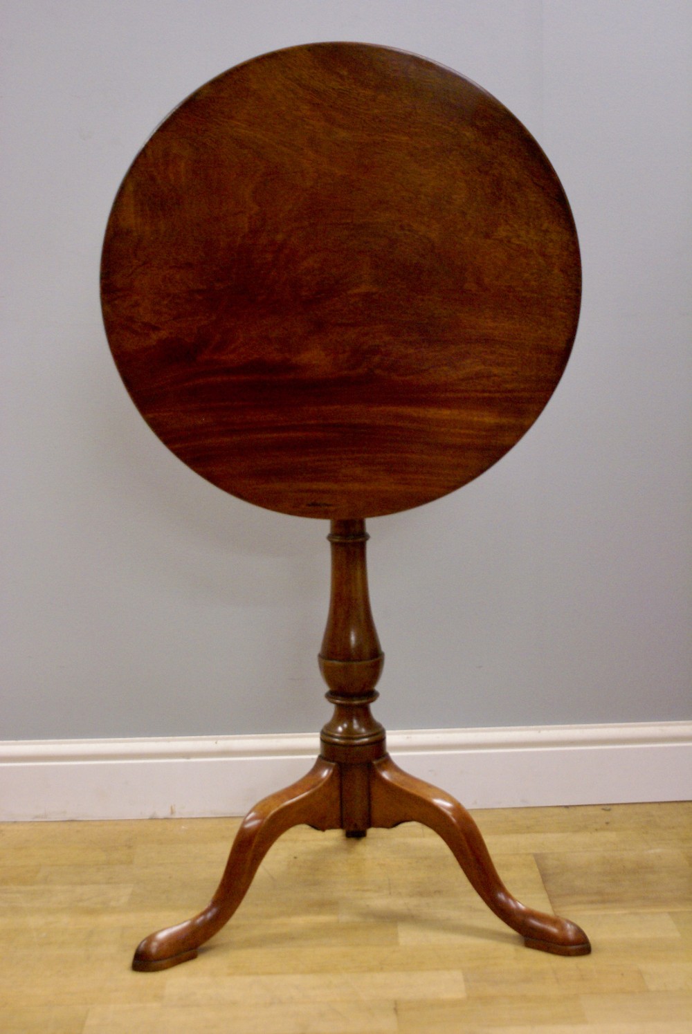 A George III mahogany tripod table