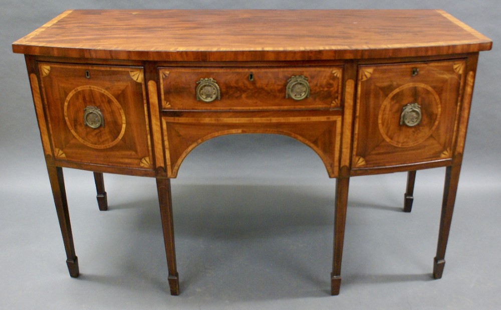 A George III Mahogany inlaid sideboard
