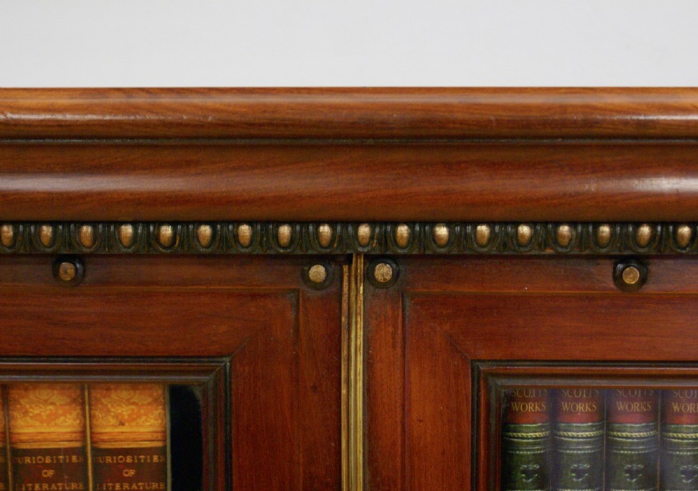A large glazed low bookcase  View III
