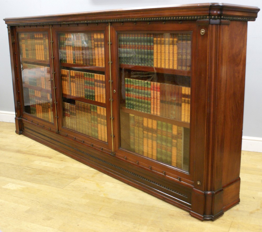 A large glazed low bookcase  View VI