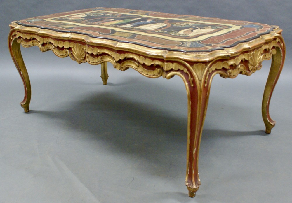 A superb 18th century Italian Scagliola coffee table View II