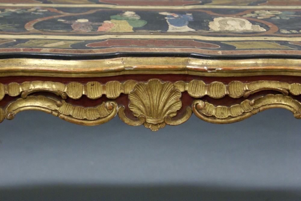 A superb 18th century Italian Scagliola coffee table View IV