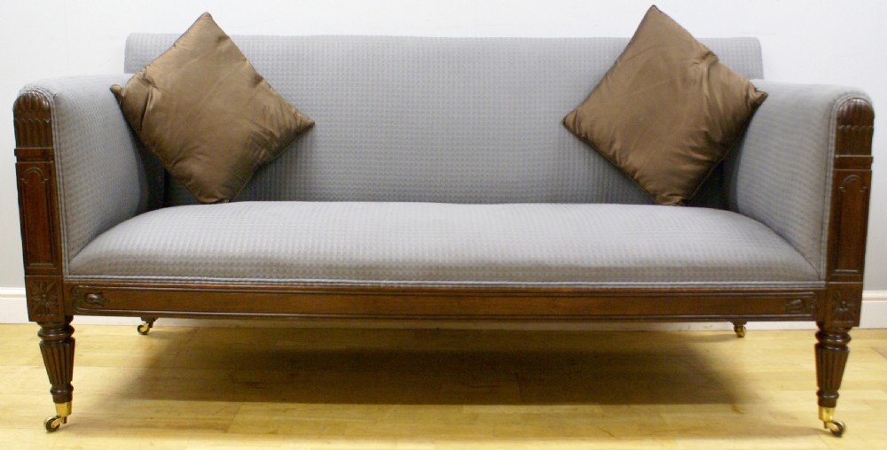 A Regency rosewood sofa in the manner of Thomas Hope. View III