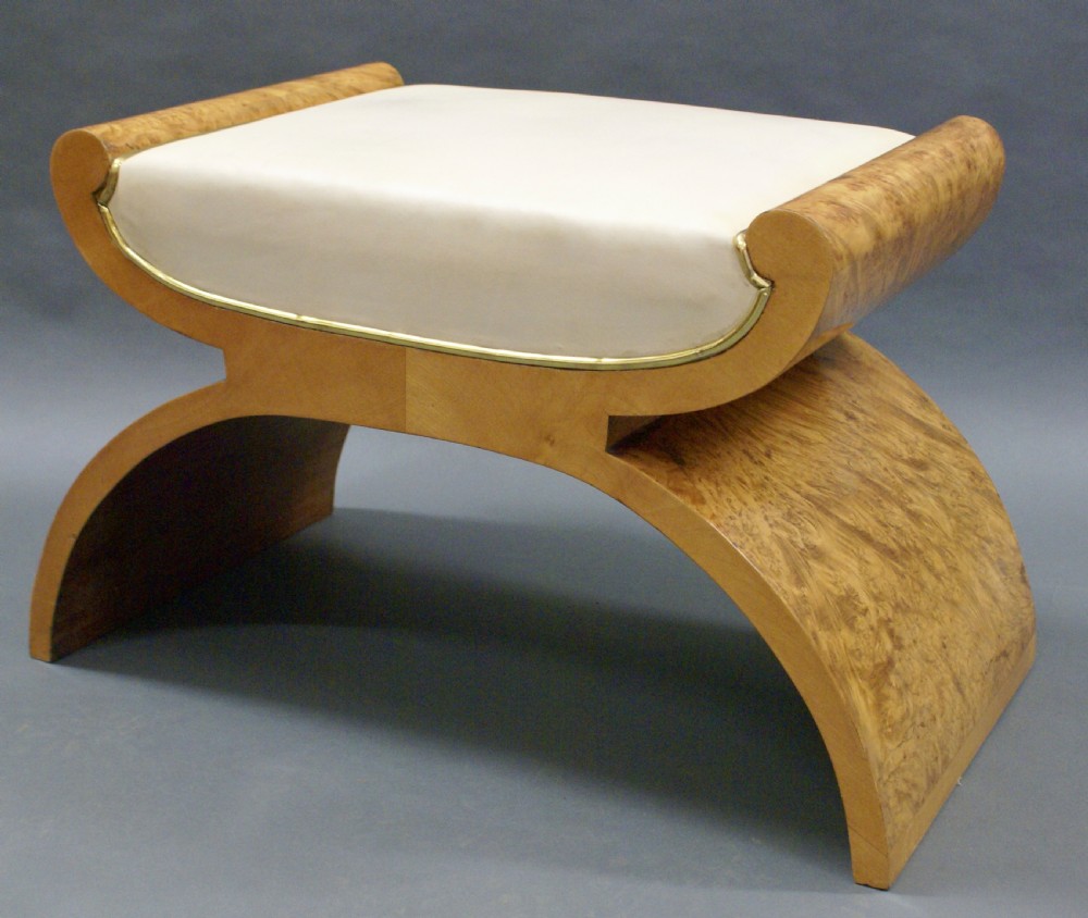 An Art Deco dressing stool by Epstein View III