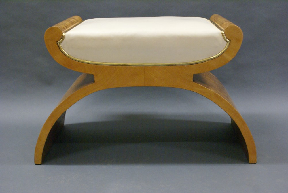 An Art Deco dressing stool by Epstein View VI