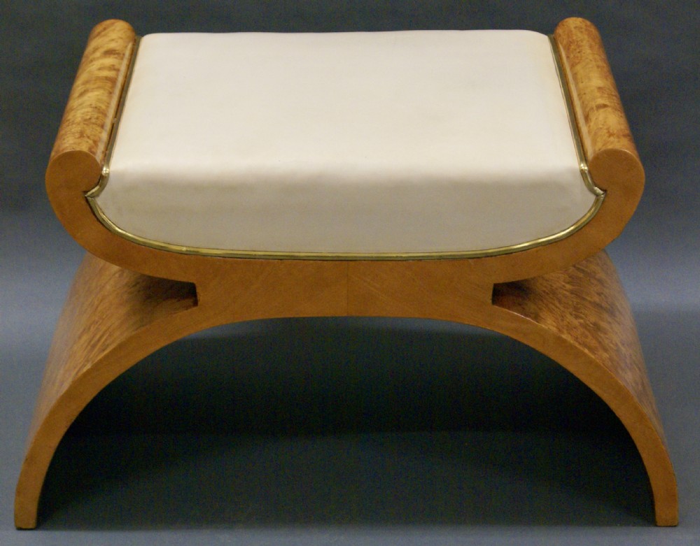 An Art Deco dressing stool by Epstein View VII