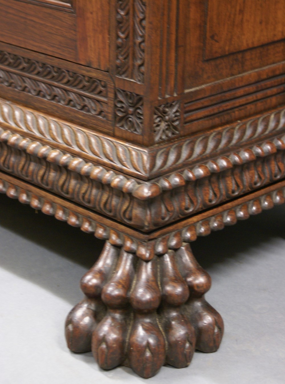 An Anglo Indian carved cabinet View VI