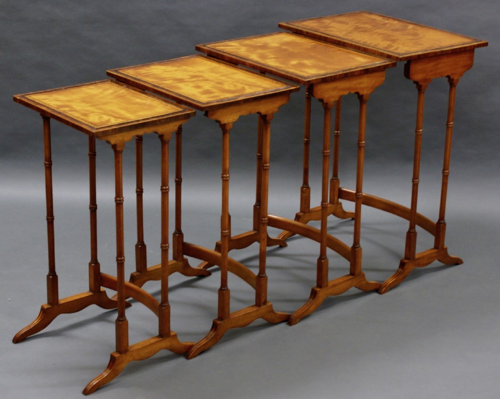 A 19th century Sheraton Revival nest of Quartetto  View VI