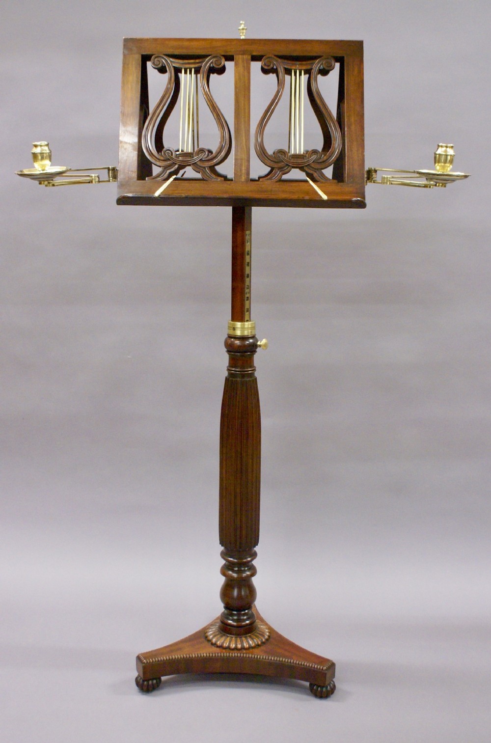 A rare William IV duet stand