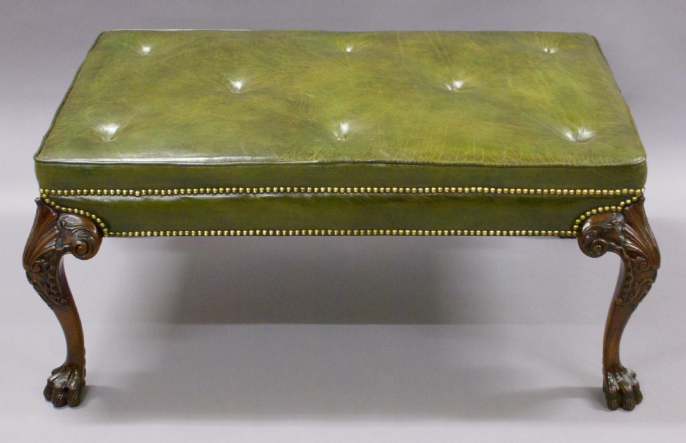 A superb pair of George II style stools View VII