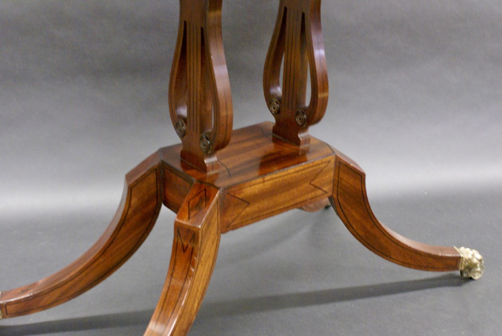 A George III mahogany card table View IV
