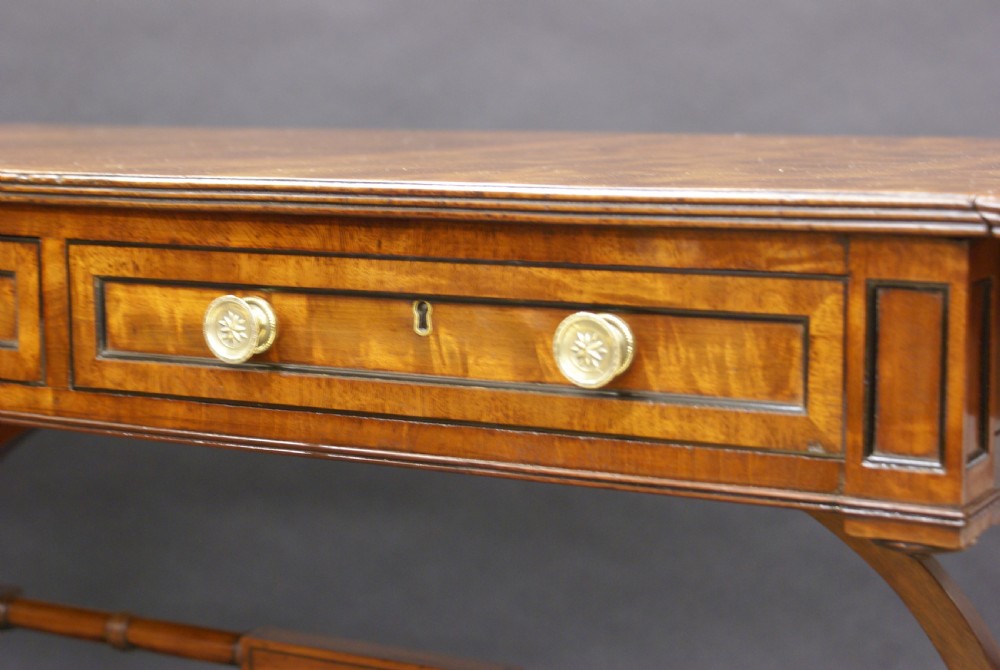 A fine Regency mahogany sofa table View VI