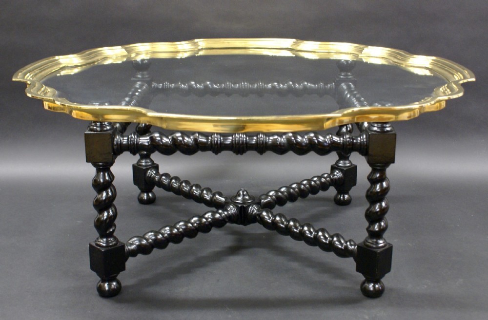 A 1930's coffee table retailed by Harrods