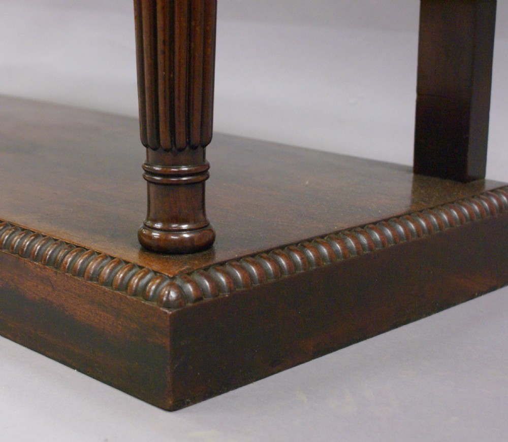 A Late Regency, Cuban mahogany console table in the manner of Gillows View V