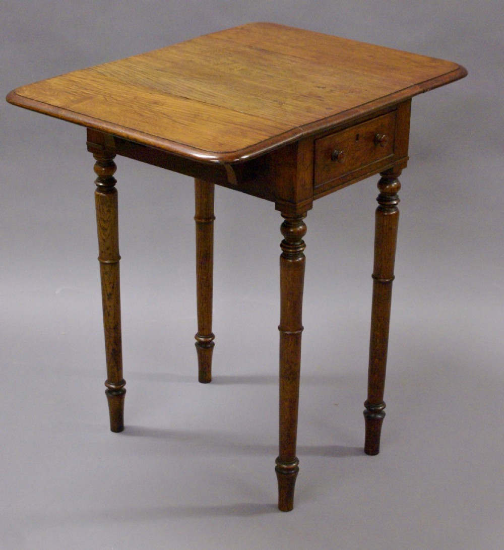 An oak work table from St. James's Palace
