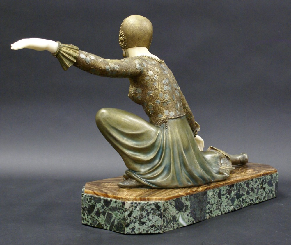 Stunning Art Deco bronze by F. Rigaud View IV