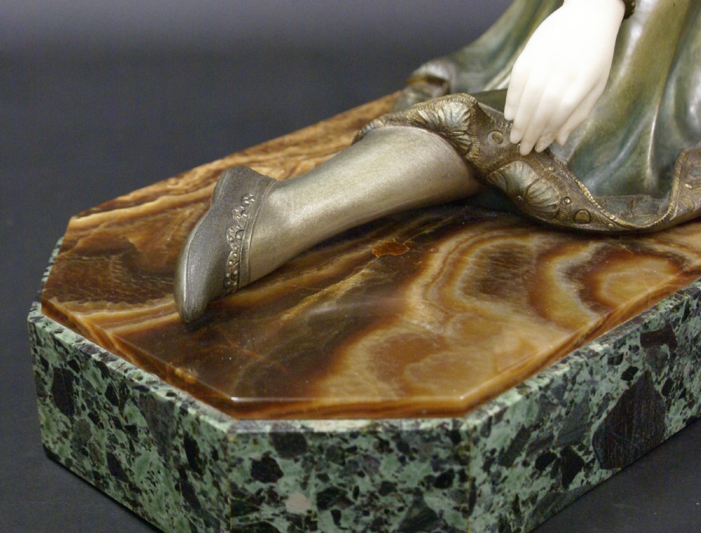 Stunning Art Deco bronze by F. Rigaud View V