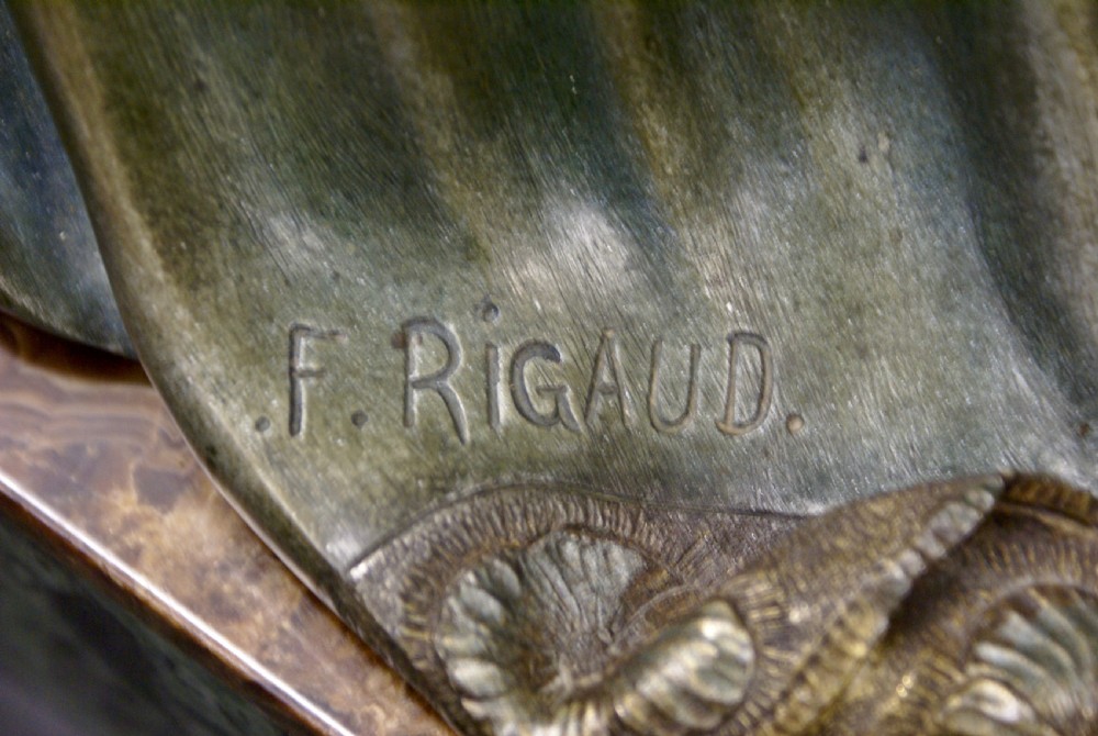 Stunning Art Deco bronze by F. Rigaud View VIII