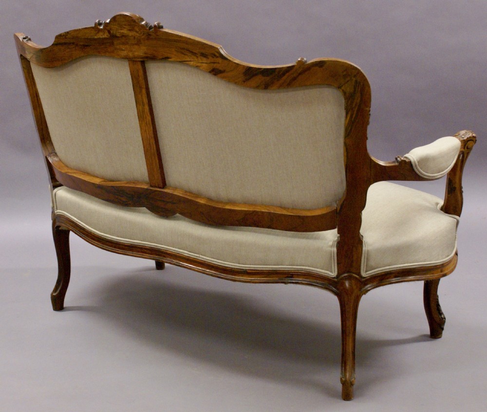 A fine quality 19th century English rosewood sofa View VIII