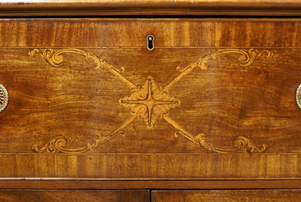 A fine Georgian mahogany breakfront bookcase View IV