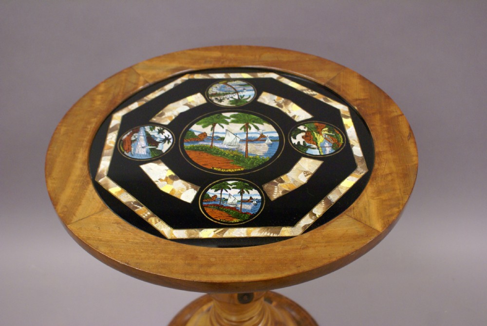 An unusual mahogany center table View II