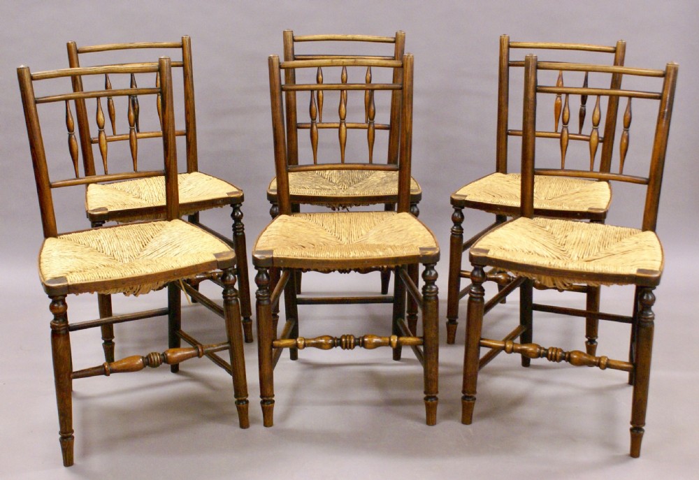 A set of early 19th century country chairs