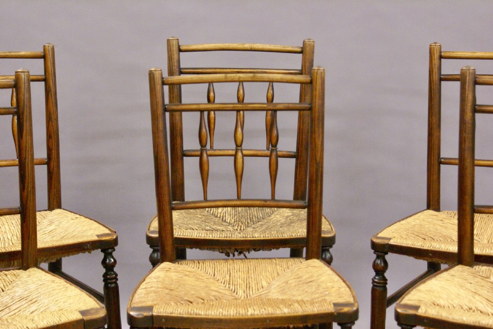 A set of early 19th century country chairs View II
