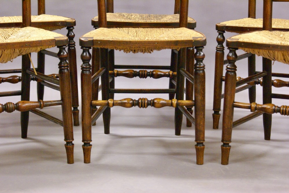 A set of early 19th century country chairs View III