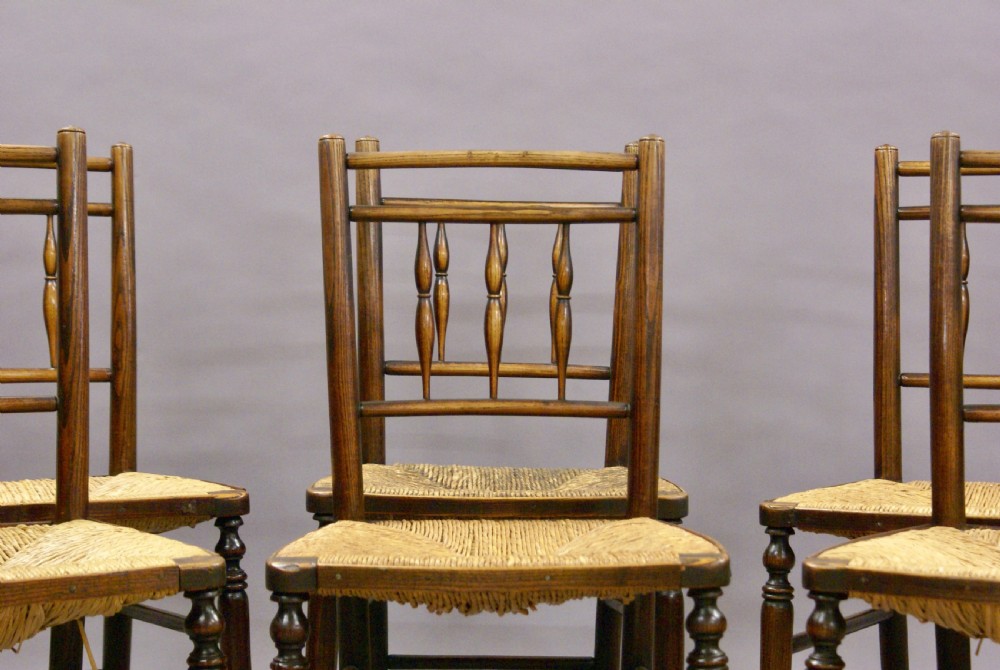 A set of early 19th century country chairs View VI